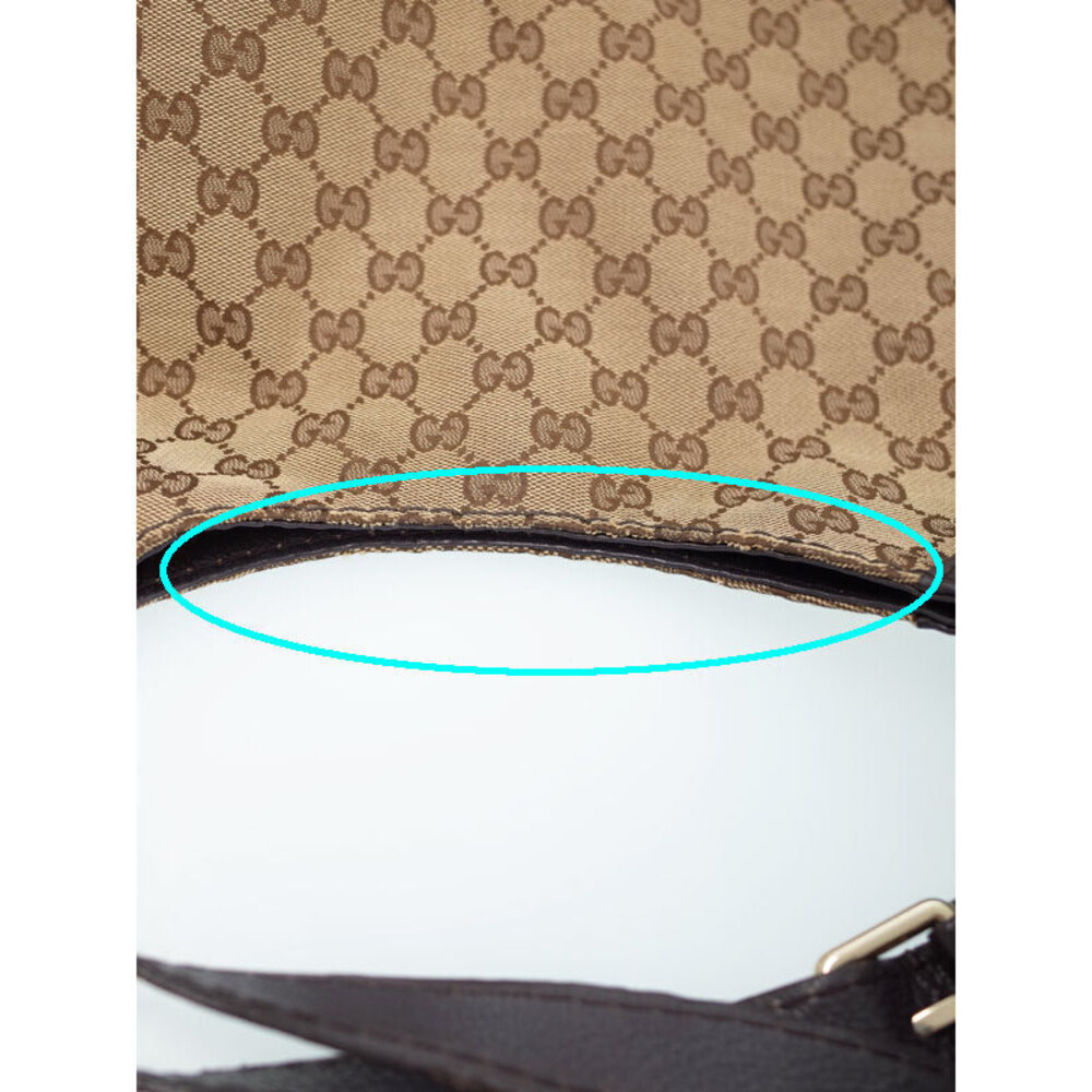 Gucci Hobo Brown Canvas GG Charlotte Bag - Picture 8 of 9